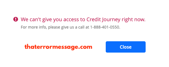 Chase We Cant Give You Access To Credit Journey Right Now