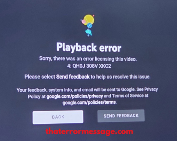 Playback Error Qh0j 308v Xkc2 Youtube Error