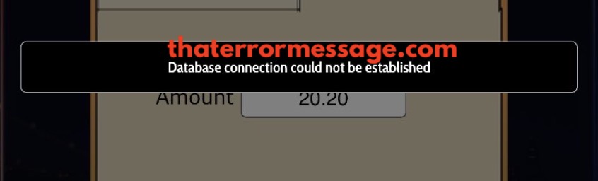 Database Connection Error Acr Poker