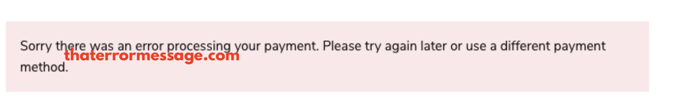 Error Processing Payment Mozilla Foundation