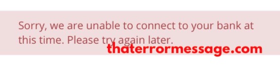 Sorry We Are Unable To Connect To Your Bank At This Time Fanduel