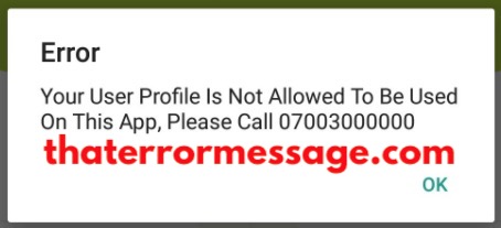 User Profile Not Allowed Diamond Bank
