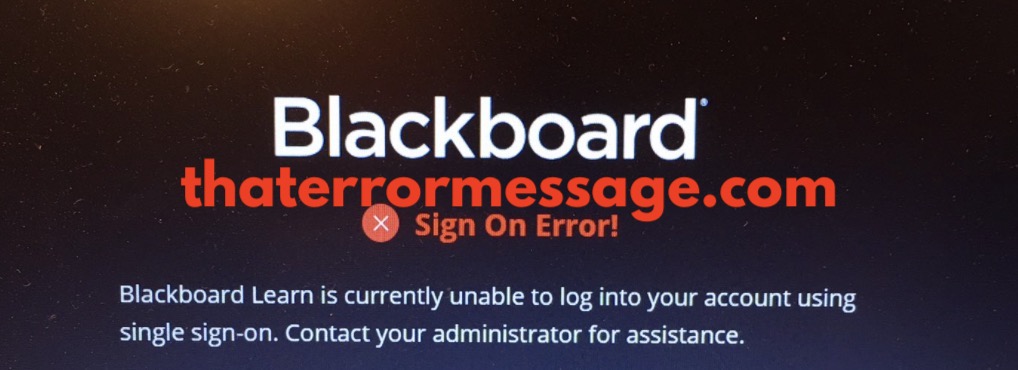 Blackboard Learn Is Currently Unable To Log Into Your Account