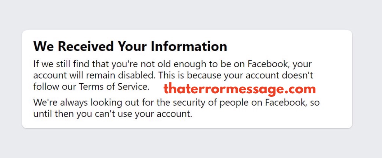 If We Find Youre Not Old Enough To Be On Facebook
