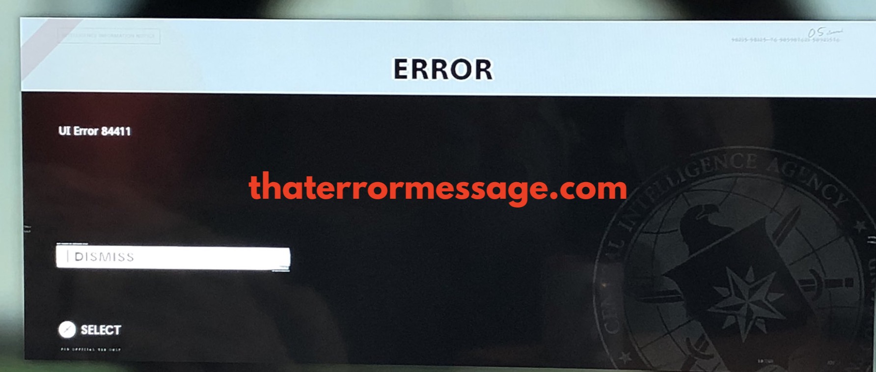 Ui Error 8441 Call Of Duty