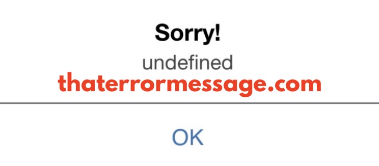 Usps Sorry Undefined