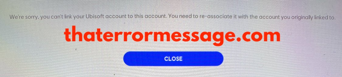 You Cant Link Your Ubisoft Account To This Account
