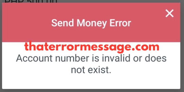 Account Number Is Invalid Or Does Not Exist Paymaya