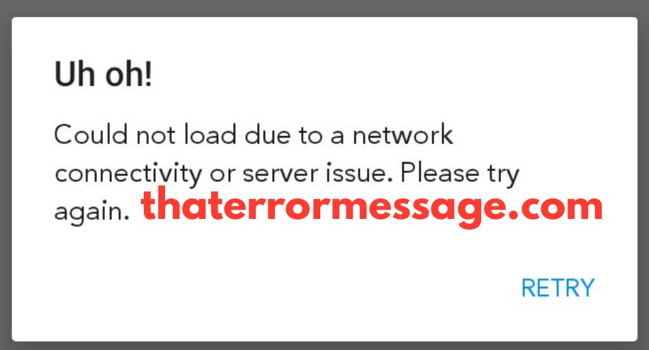 Could Not Load Due To A Network Connectivity Or Server Issue Bitmoji