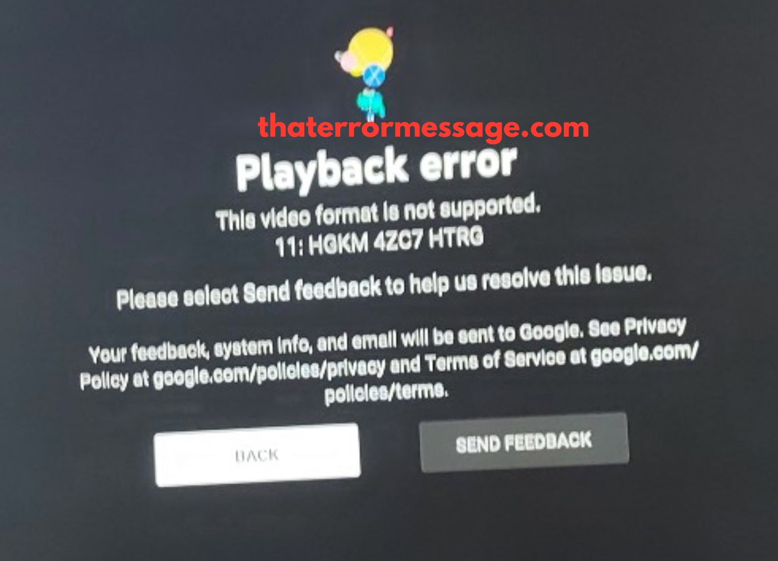 Video Format Is Not Supported Youtube Tv