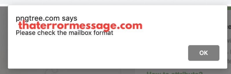 Please Check Mailbox Format Pingtree