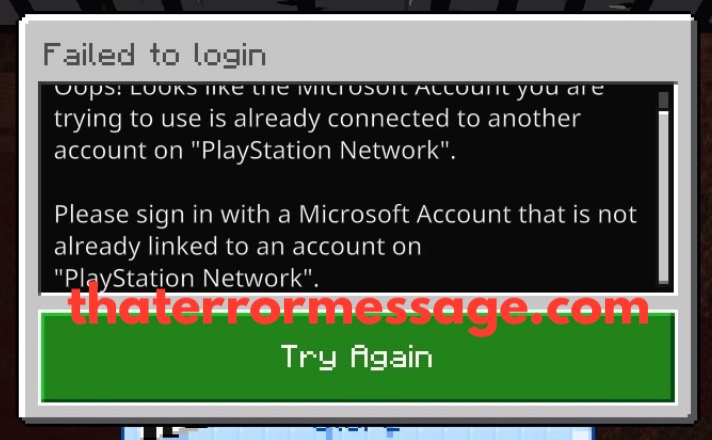 The Microsoft Account You Are Trying To Use Is Already Connected To Another Account Minecraft