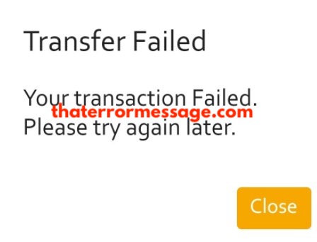 Transfer Failed BancABC Zimbabwe