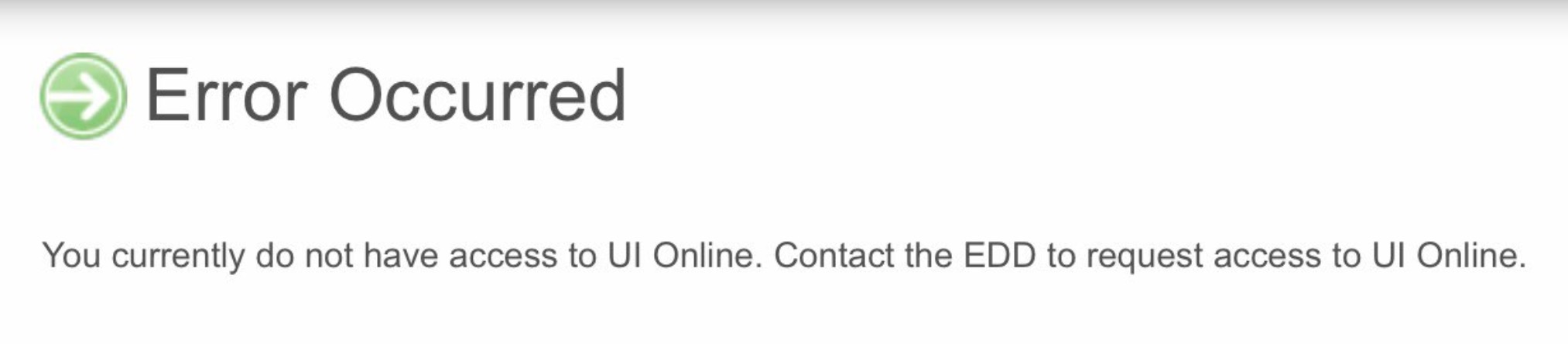 You Currently Do Not Jave Access To Ui Online Employee Development Department California