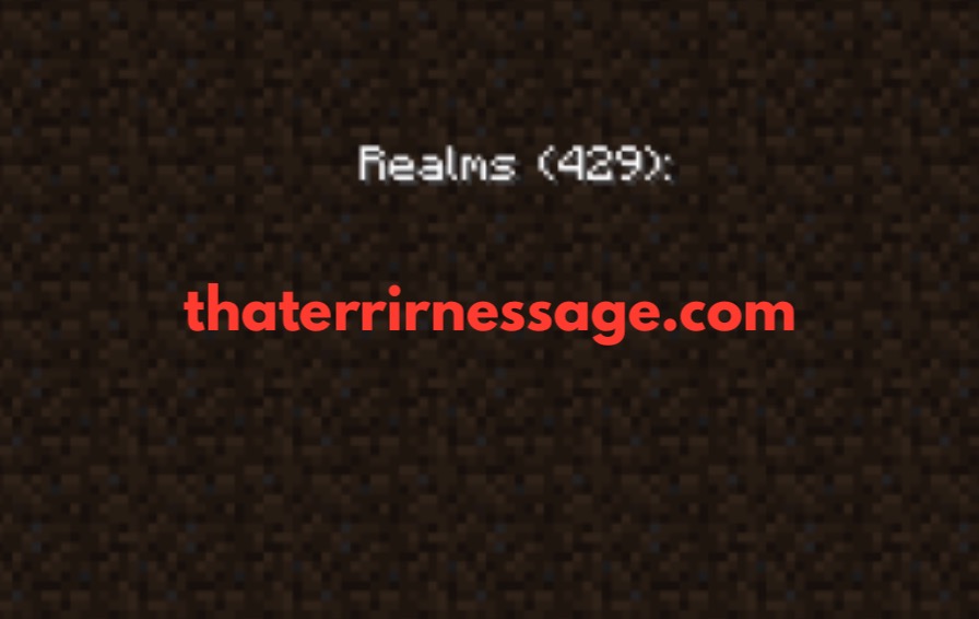 Realms 429 Minecraft