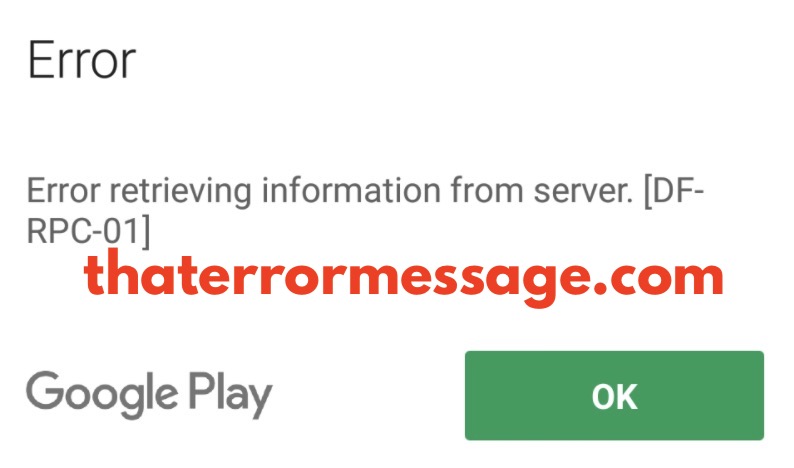 Df Rpc 01 Google Pay Error