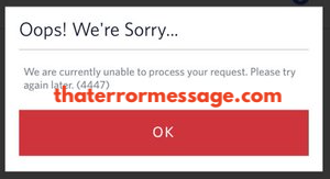Oops Were Sorry We Are Currently Unable To Process Your Request 4447