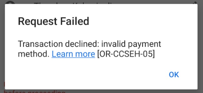 Or Ccseh 05 Google Pay Error