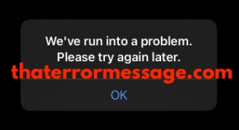 We Ve Run Into A Problem Please Try Again Later Apple Id