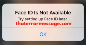 Face Id Is Not Available