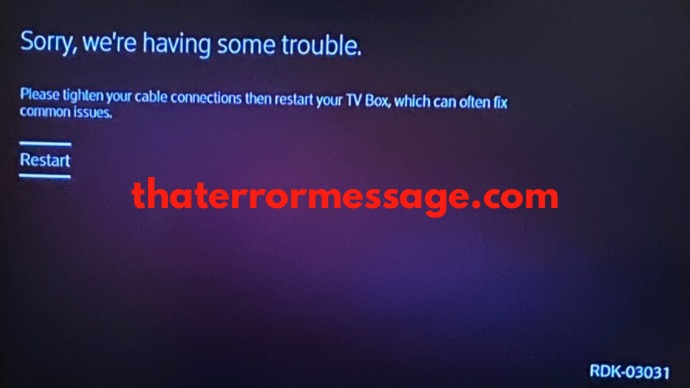 comcast-xfinity-error-rdk-03031-error-messages