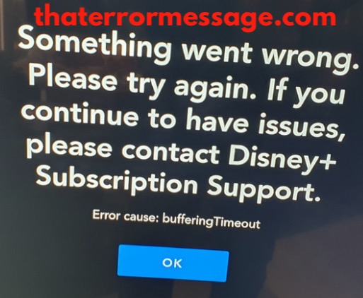 Something Went Wrong Bufferingttimeout Disney Plus