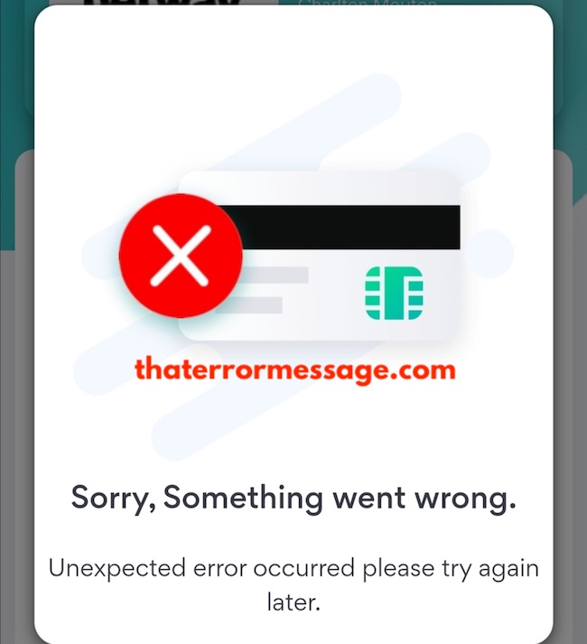 Unexpected Error Occurred Betway