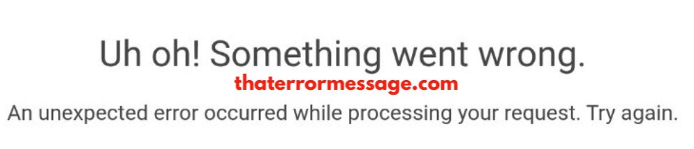 An Unexpected Error Occurred Tableau