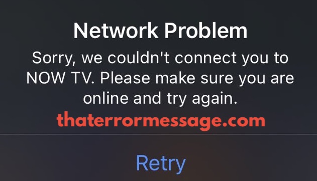 Sorry We Couldnt Connect You To Now Tv