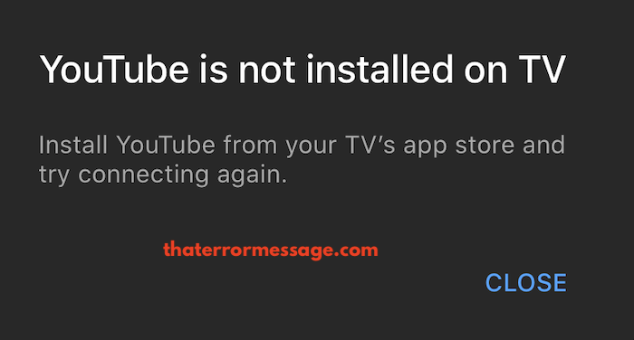 Youtube Is Not Installed On Tv