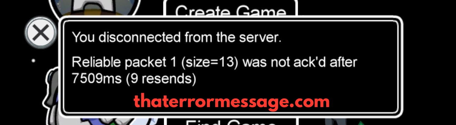 You Were Disconnected From The Server Among Us