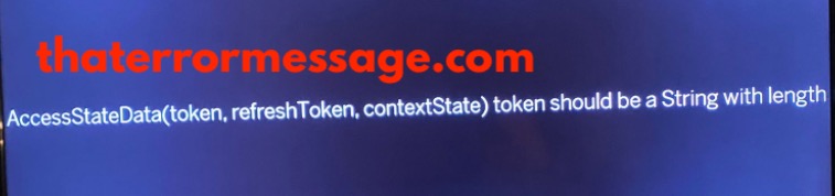 Access State Data Toke Refreshtoken Should Be String Length Espn Plus