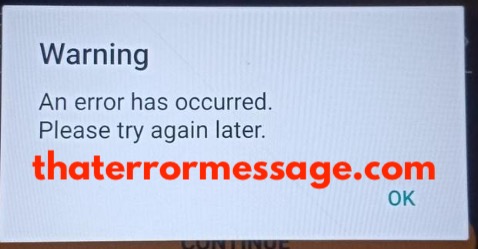 An Error Has Occurred Firstbank Nigeria