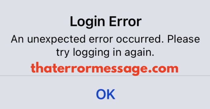 An Unexpected Error Occurred Facebook Iphone