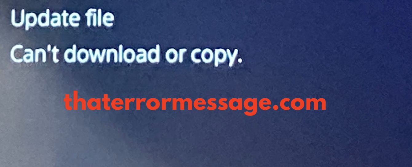 Cant Download Or Copy Playstation