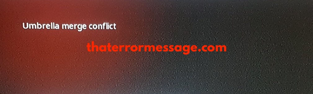 Umbrella Merge Conflict Call Of Duty
