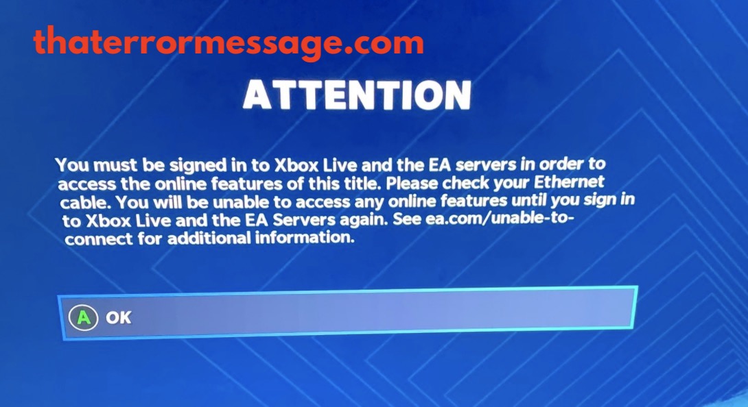 You Must Be Signed Into Xbox Live Ea