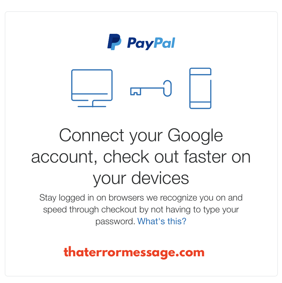 Paypal Connect Your Google Account