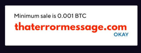 Minimum Sale Is 001 Btc Sofi