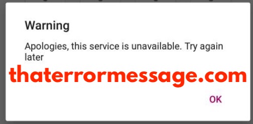 This Service Is Unavailable Vbanking