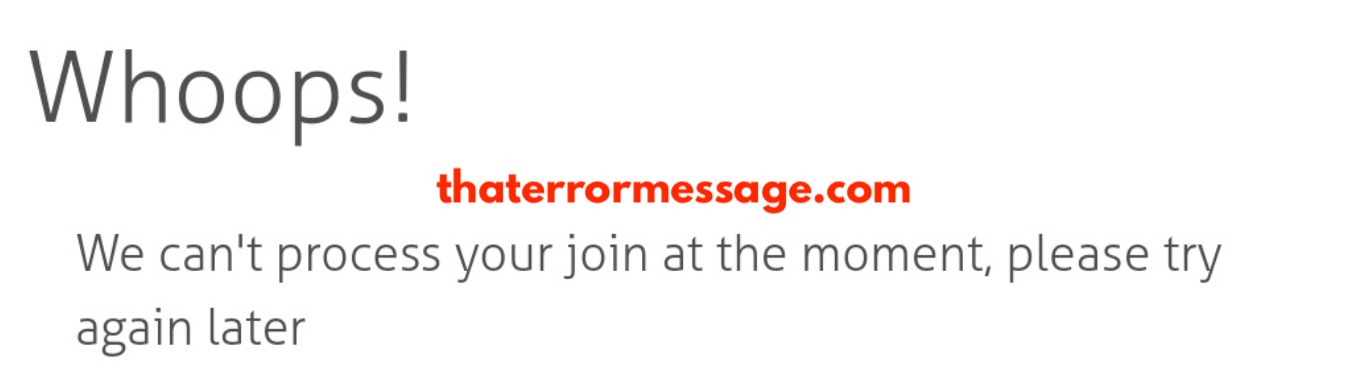 We Cant Process Your Join Right Now Unite The Union