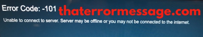 Error Code 101 Steam