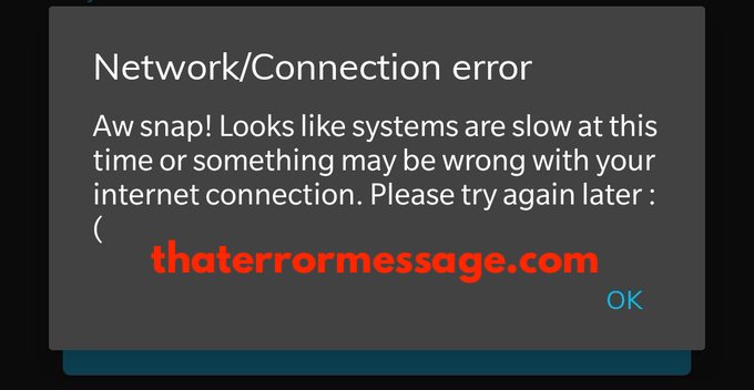 Network Connection Error Paytm Money