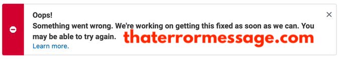 Something Went Wrong Facebook