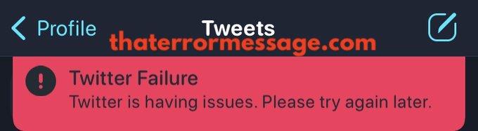 Twitter Is Having Issues