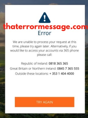 Unable To Process Your Request Bank Of Ireland
