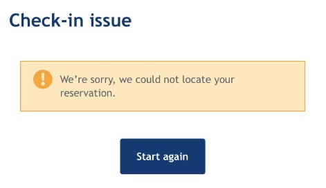 Could Not Locate Your Reservation Westjet