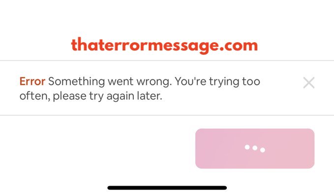 Error Something Went Wrong Airbnb