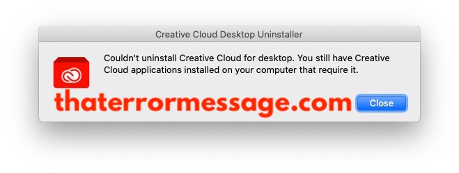 Couldnt Uninstall Creative Cloud For Desktop