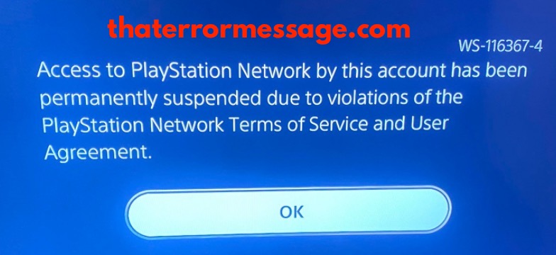 Access To Playstation Network Permanently Suspended Ws 116367 4